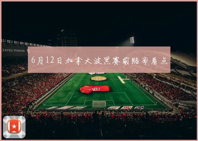 6月12日加拿大波黑赛前赔率看点