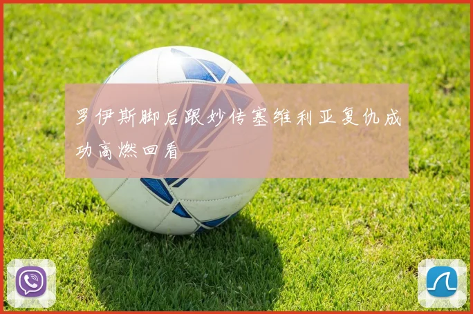 罗伊斯脚后跟妙传塞维利亚复仇成功高燃回看